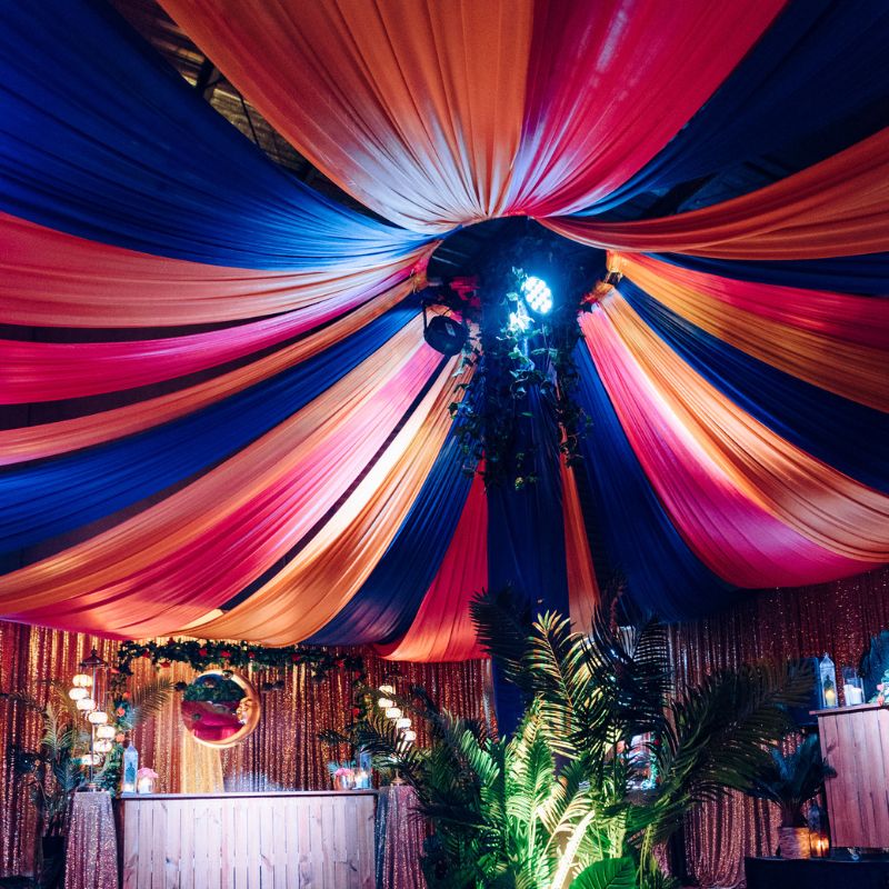 Roof Drape Installation