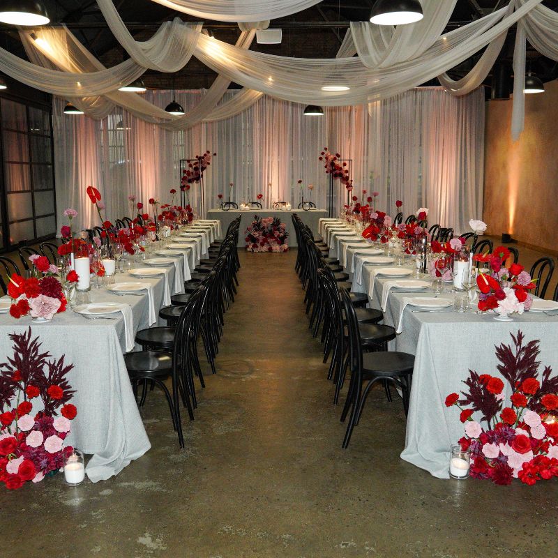 Modern Red & Pink Wedding