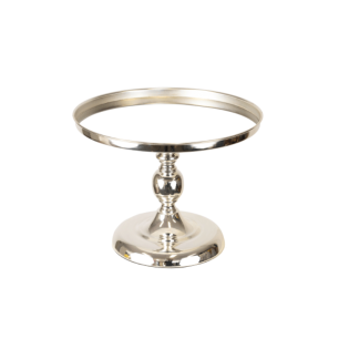 silver cake stand