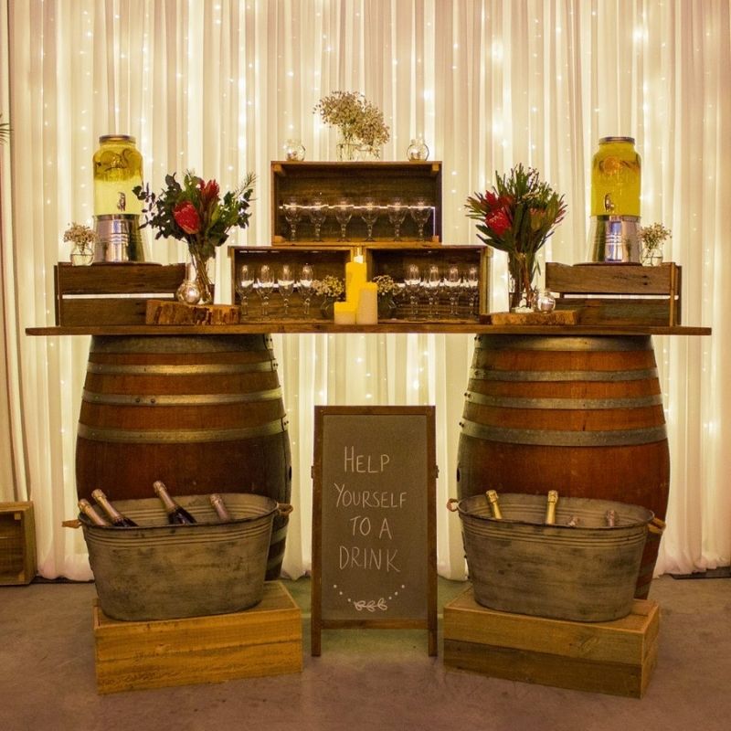 Rustic Event Furniture Hire Melbourne | Feel Good Events