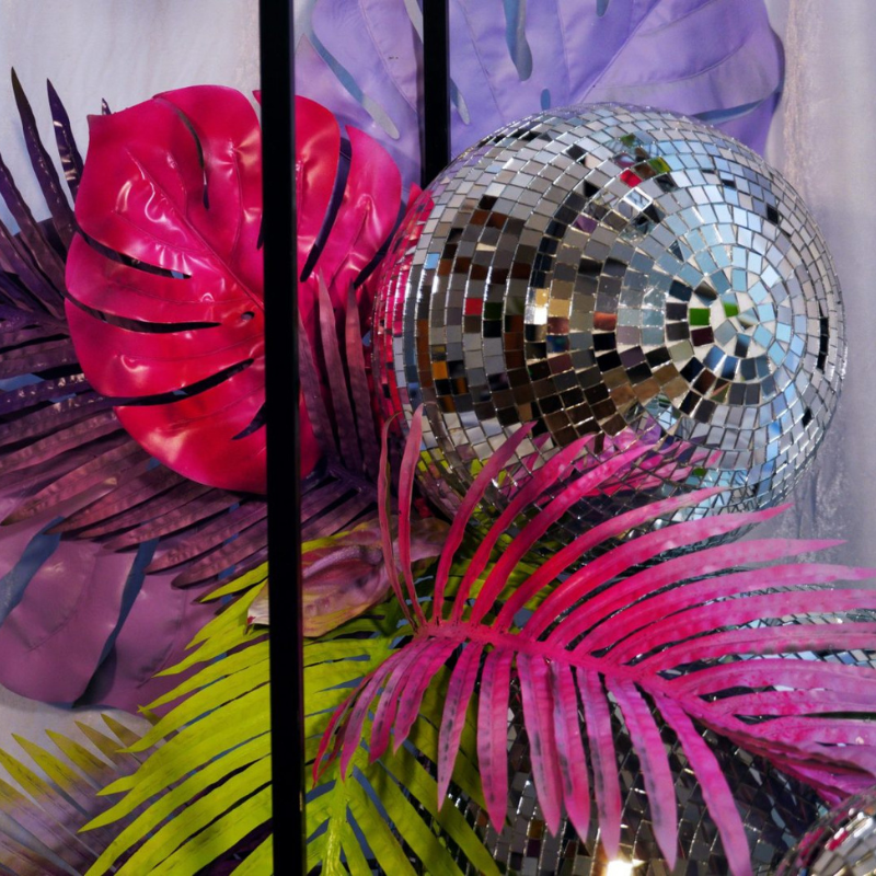 Disco Color Display Disco Display - Neon Leaf Hire Melbourne | Feel Good Events
