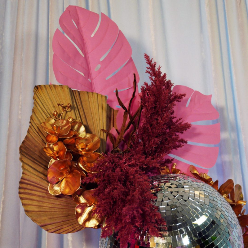 Pink Discplay Disco Display - Pink Neon Hire Melbourne | Feel Good Events