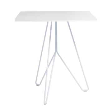 classic square cafe table