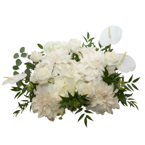 large winter white floral centrepiece