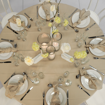 candles and floral vases with white florals