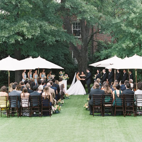 wedding ceremony outdoors