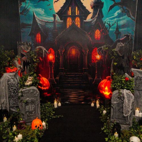 Standard Backdrop - Halloween Castle 2