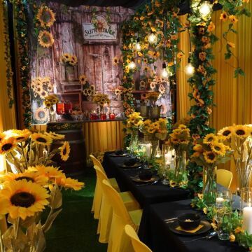 Standard Backdrop - Rustic Sunflowers 3