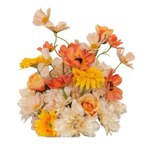 Peach & Blush Floral Centrepiece