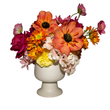 small floral centrepiece