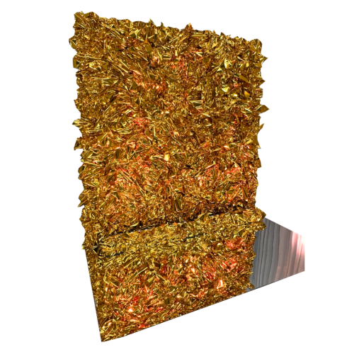 photo crinkle backdrop bright gold