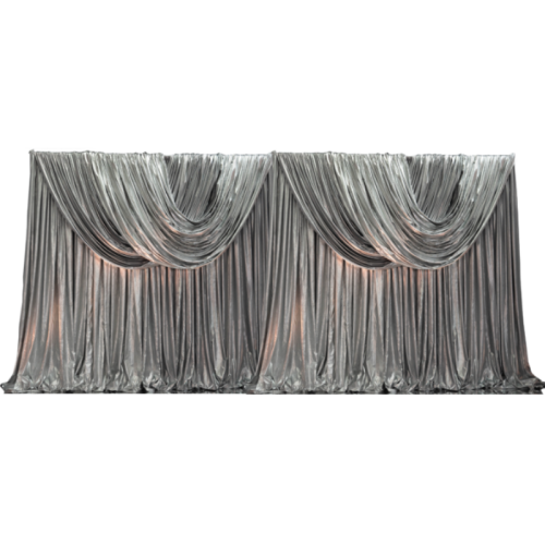 Scalloped Metallic Backdrop 4