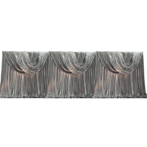 Scalloped Metallic Backdrop 5