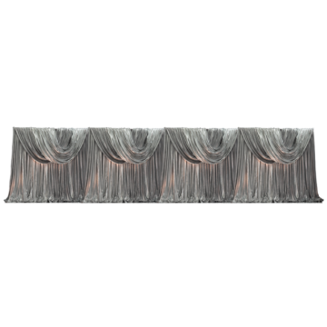 Scalloped Metallic Backdrop 6