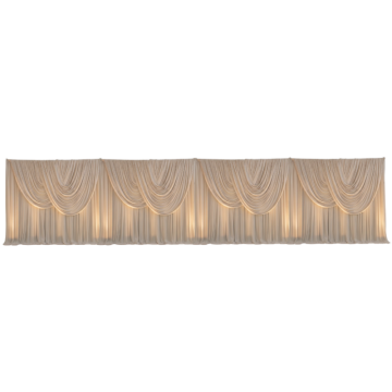 Scalloped Chiffon Backdrop 6