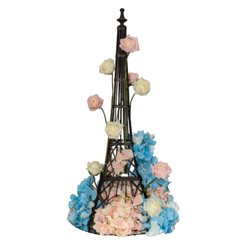 eiffel tower floral centrepiece