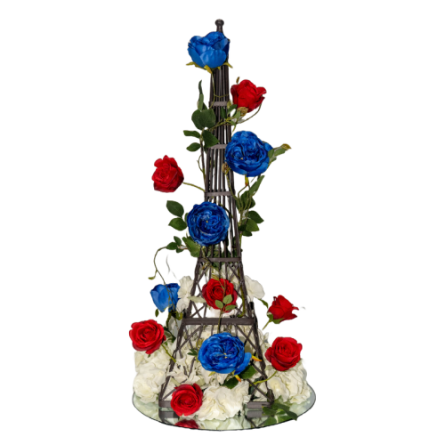 eiffel tower floral centrepiece