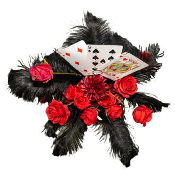 casino floral centrepiece
