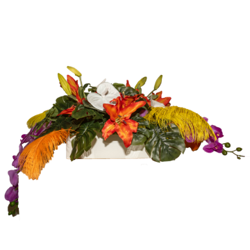 long table floral centrepiece havana nights