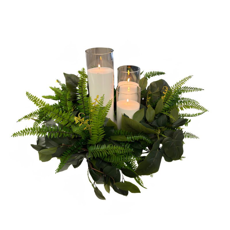 Fern & Flame Centrepiece 