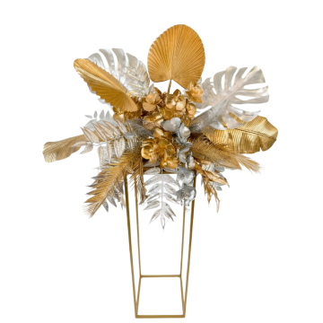 gold foliage centrepiece