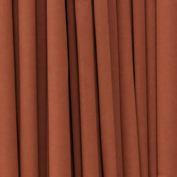 terracotta chiffon close up