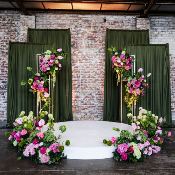 wedding ceremony stage 