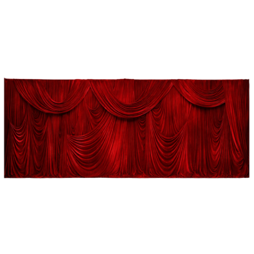 long chiffon drape backdrop