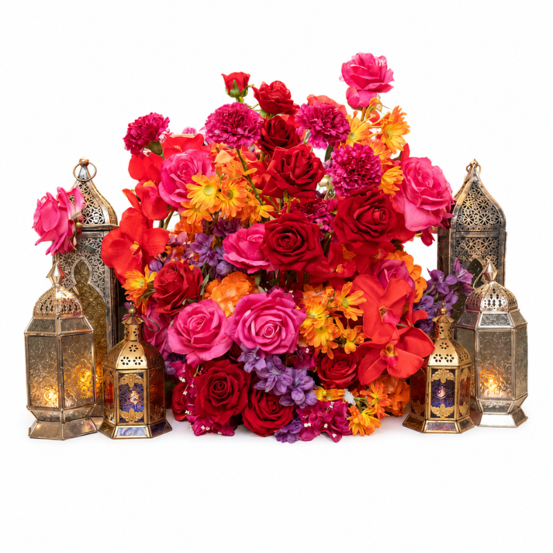 Moroccan Sunset Floral Feature