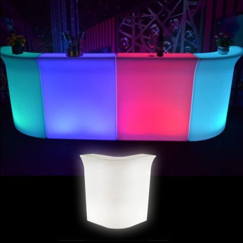 illuminated corner bar 