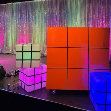 Illuminated Rubik's Cube