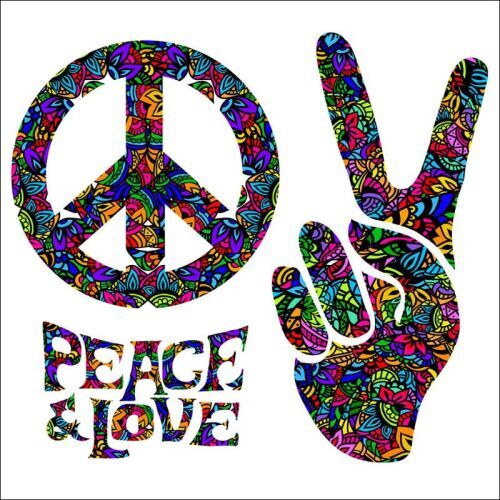 Standard Backdrop - 60's Peace & Love