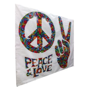 Standard Backdrop - 60's Peace & Love 2