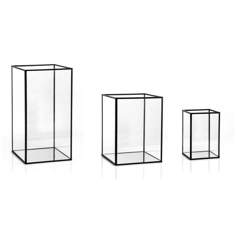 Vase - Glass Black Frame