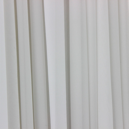 ivory chiffon drape