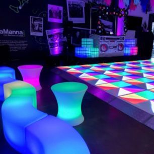 illuminated bundle neon disco theme glow in the dark 